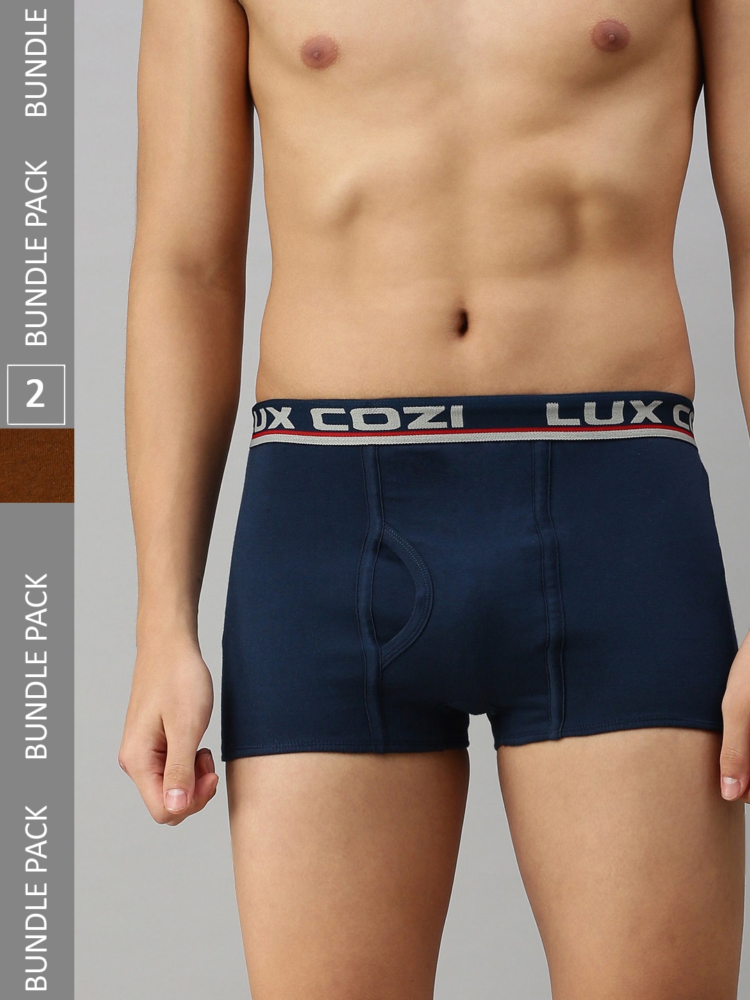 

Lux Cozi Men Pack Of 2 Short Trunks, Teal
