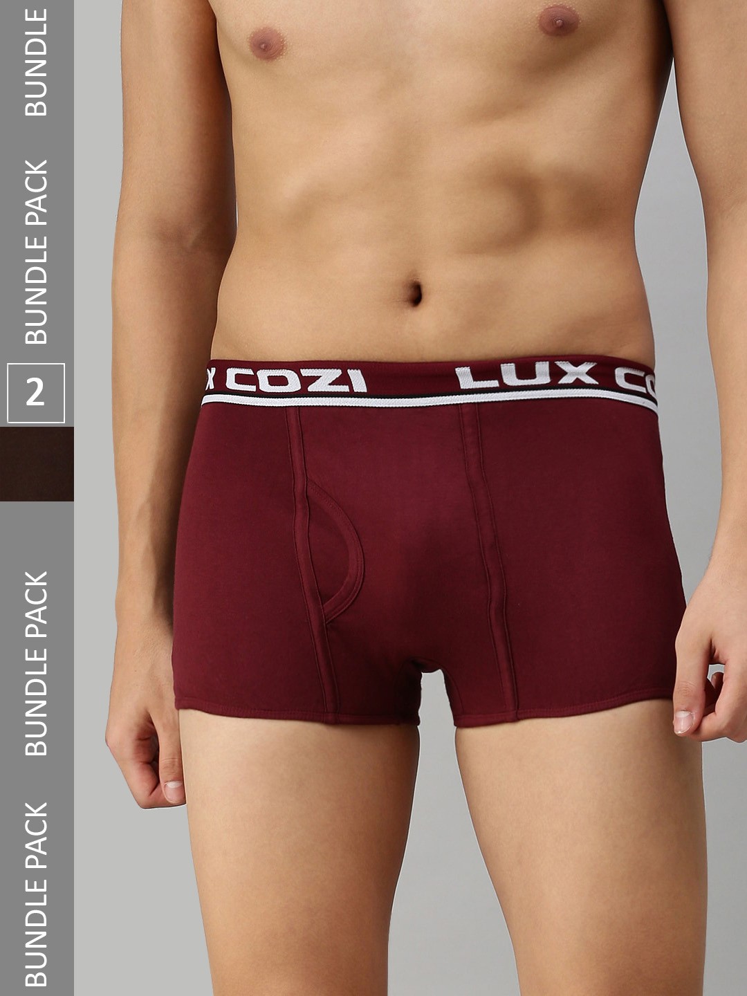 

Lux Cozi Men Pack Of 2 Trunk, Brown