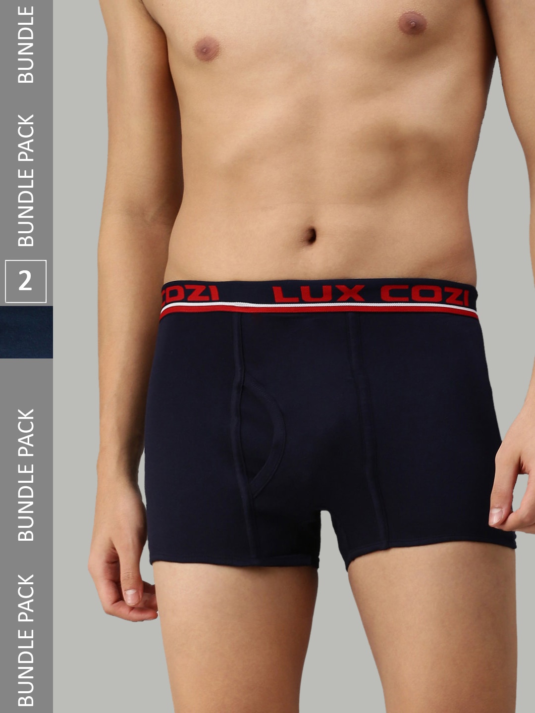 

Lux Cozi Men Pack of 2 Trunks COZI_BIGSHOT_SLP_MBU_NB_2PC, Blue
