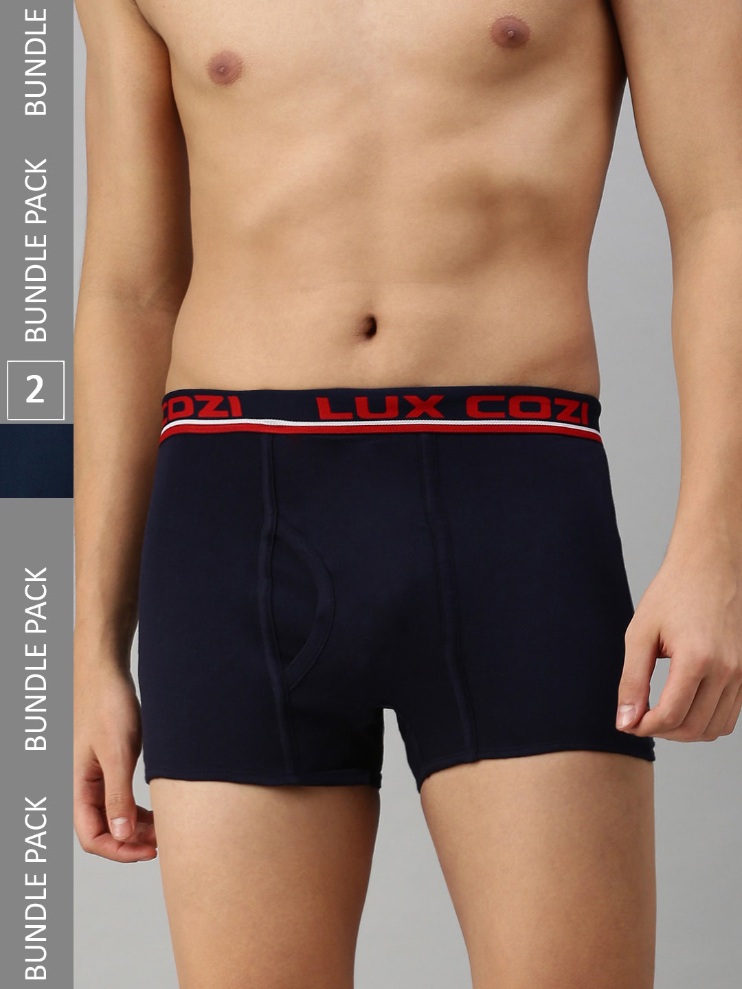 

Lux Cozi Men Pack Of 2 Trunks- COZI_BIGSHOT_SLP_MBU_NB_2PC, Blue