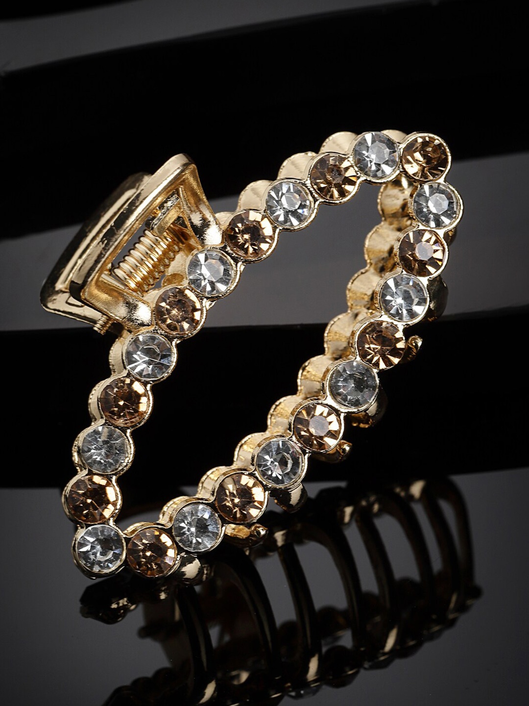 

PANASH Women Gold-Plated Embellished Claw Clip