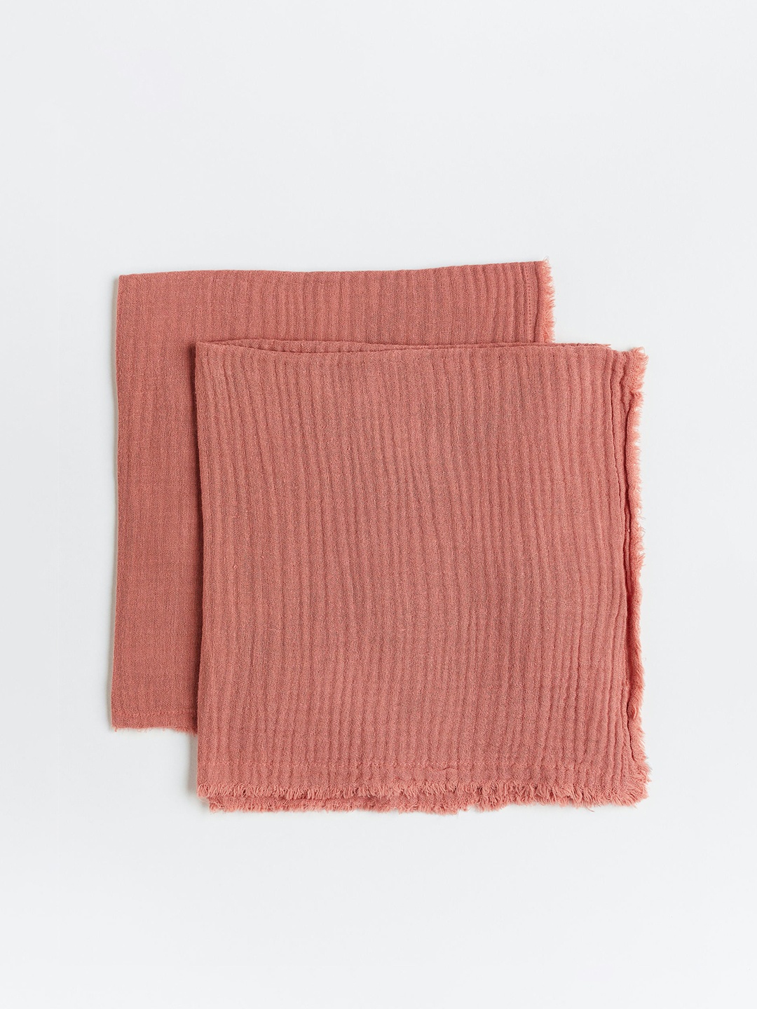 

H&M Pink 2-Pack Cotton Muslin Napkins