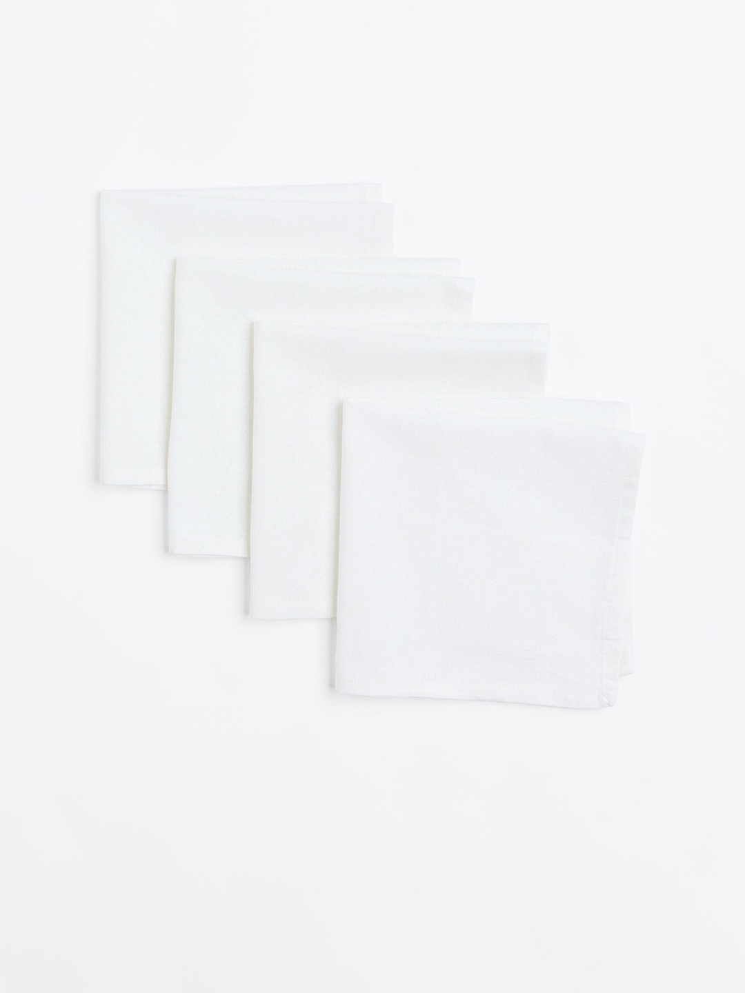 

H&M White 4-Pack Cotton Napkins