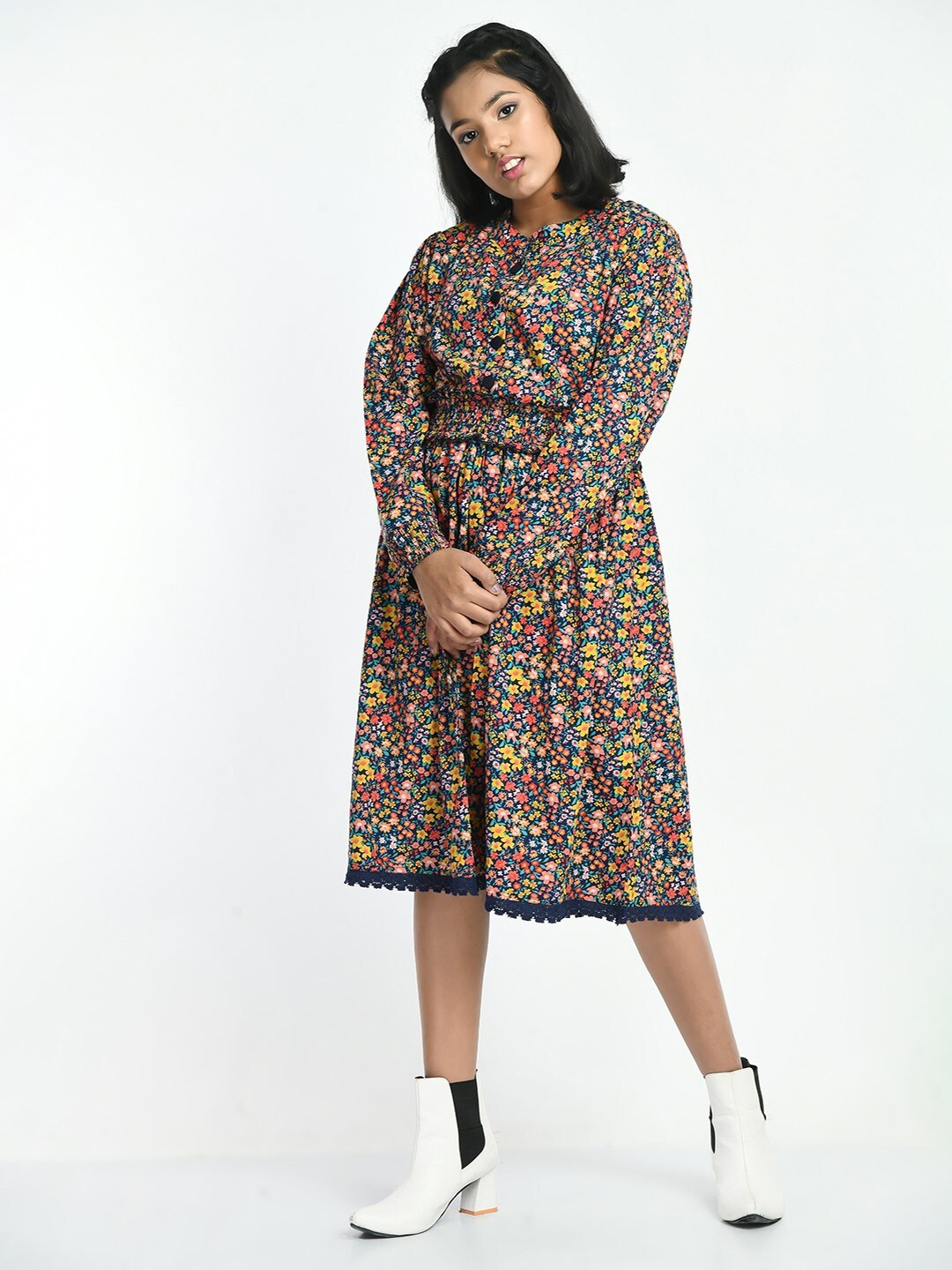 

Bella Moda Floral Dress, Multi