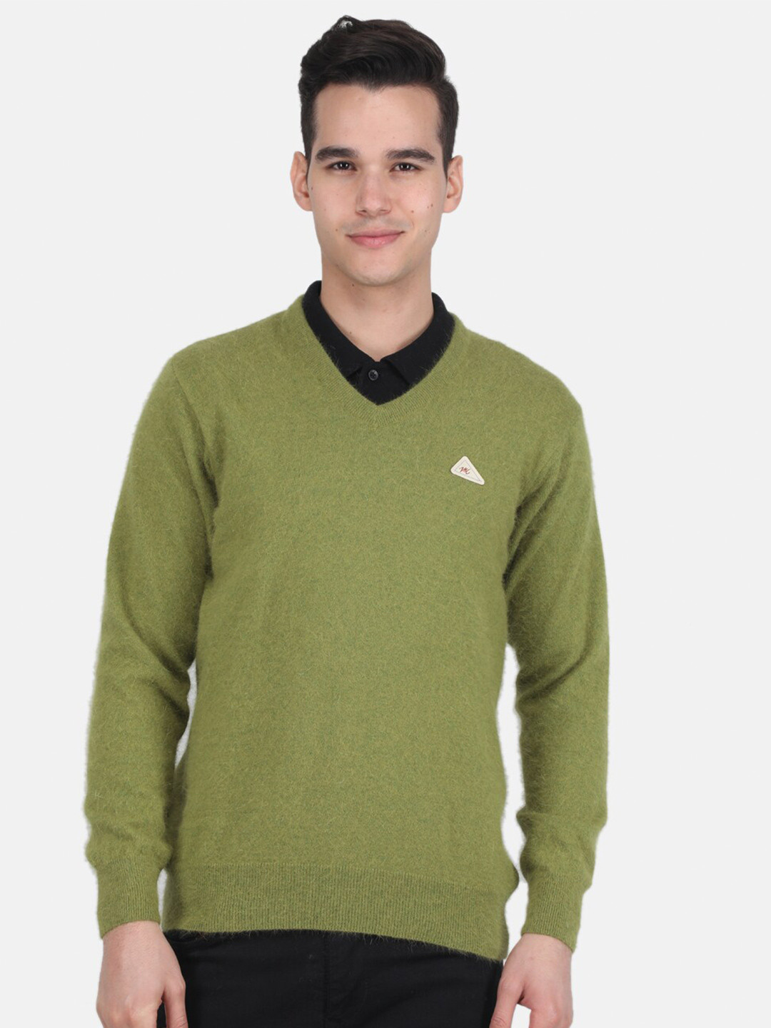 

Monte Carlo Men V-Neck Pullover, Olive