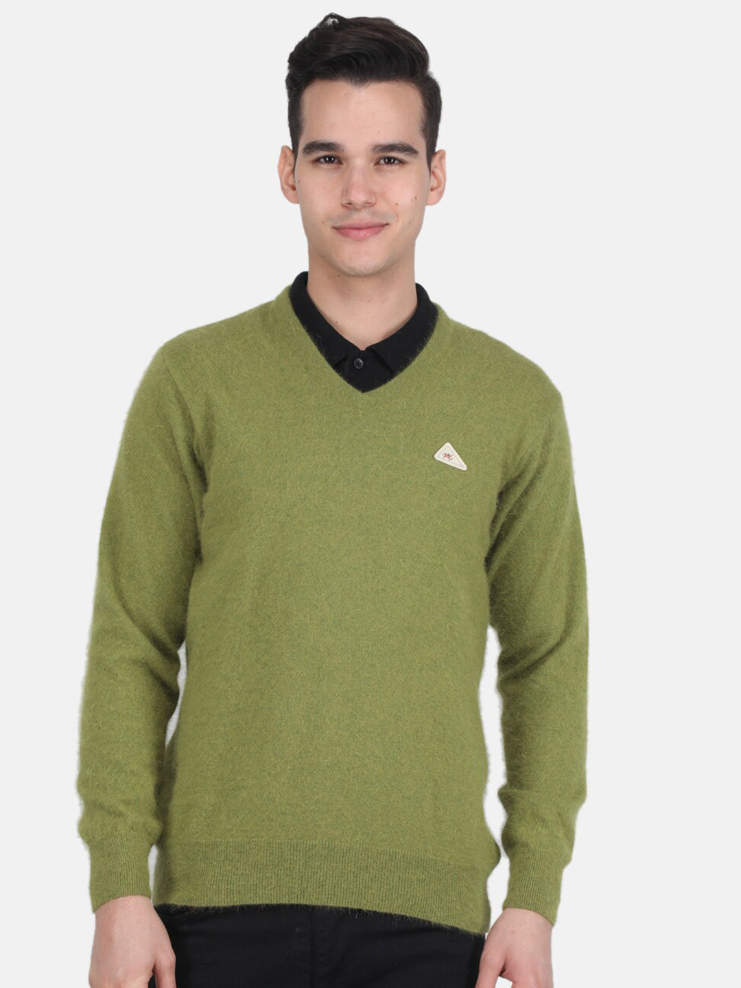 

Monte Carlo Men V-Neck Pullover, Olive