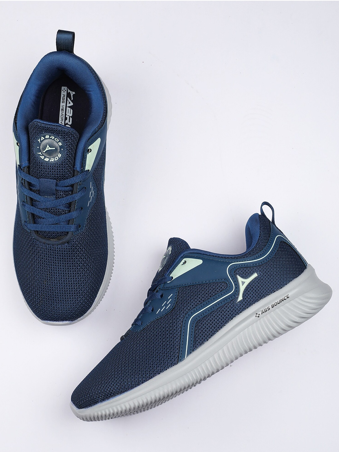 

ABROS Men Air Flagship Lace-Ups Running Sports Shoes, Teal