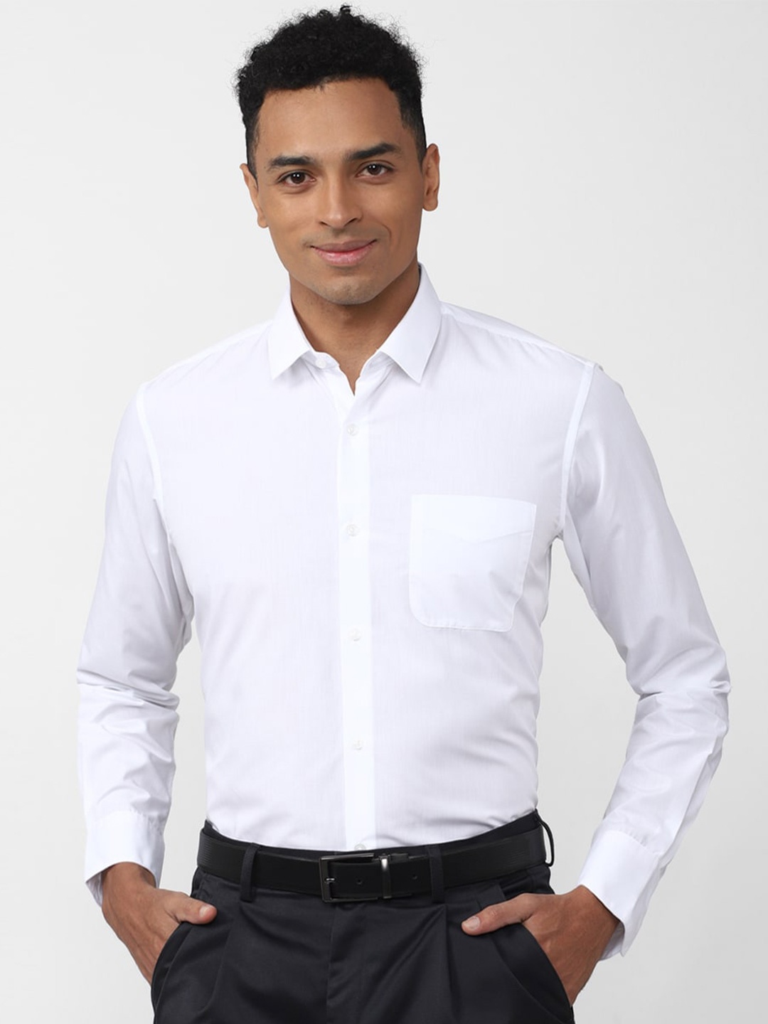 

Peter England Men Formal Shirt, White