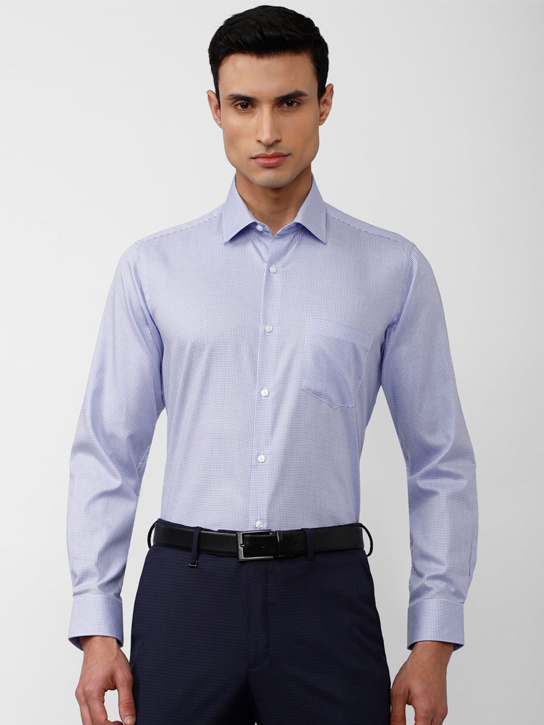 

Van Heusen Men Formal Pure Cotton Shirt, Blue