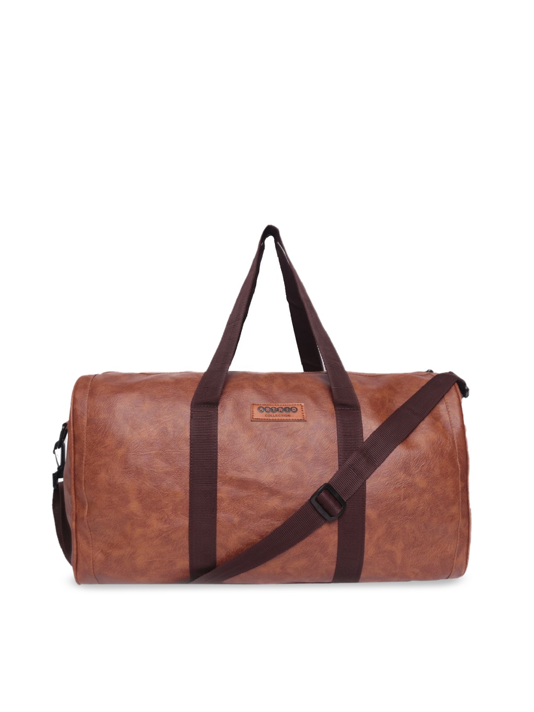 

ASTRID Men Solid Small Travel Duffel Bag, Brown