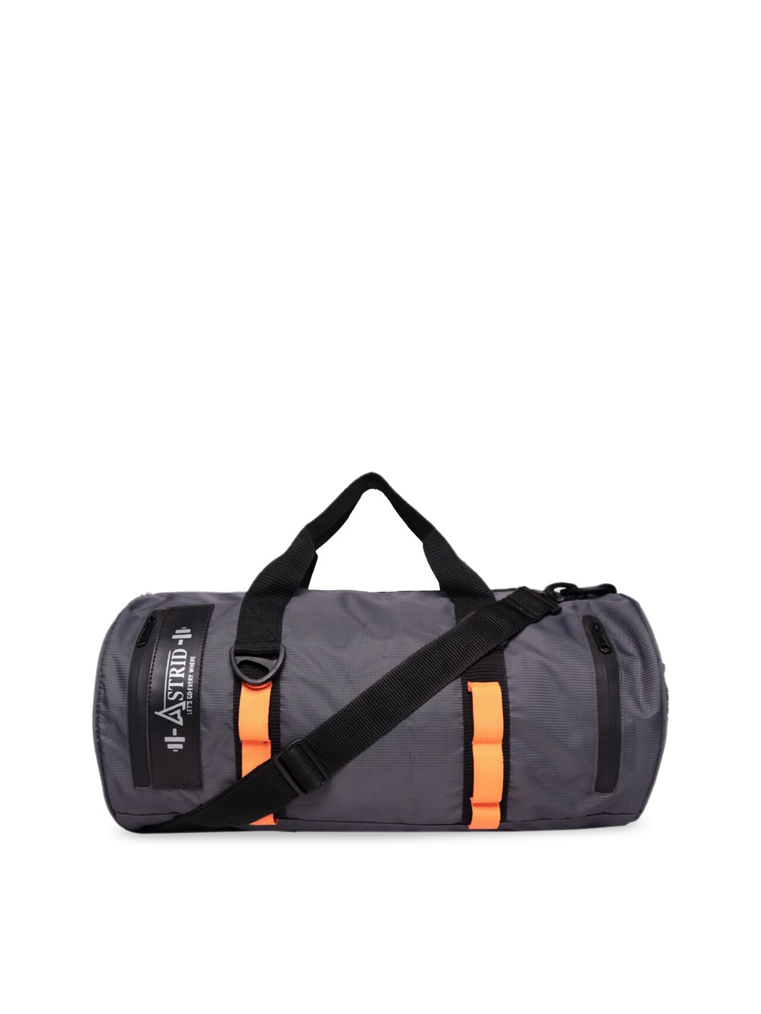 

ASTRID Men Solid Small Travel Duffel Bag, Charcoal