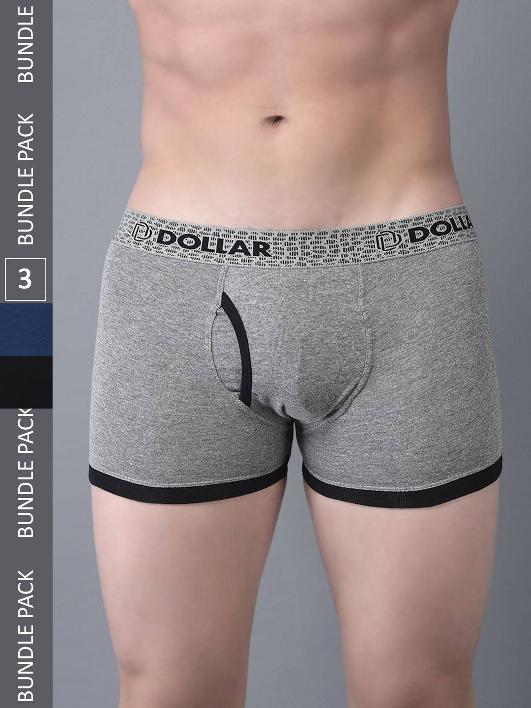 

Dollar Bigboss Men Pack Of 3 Assorted Cotton Trunk MBTR-311-CONRIB-PO3-CO1