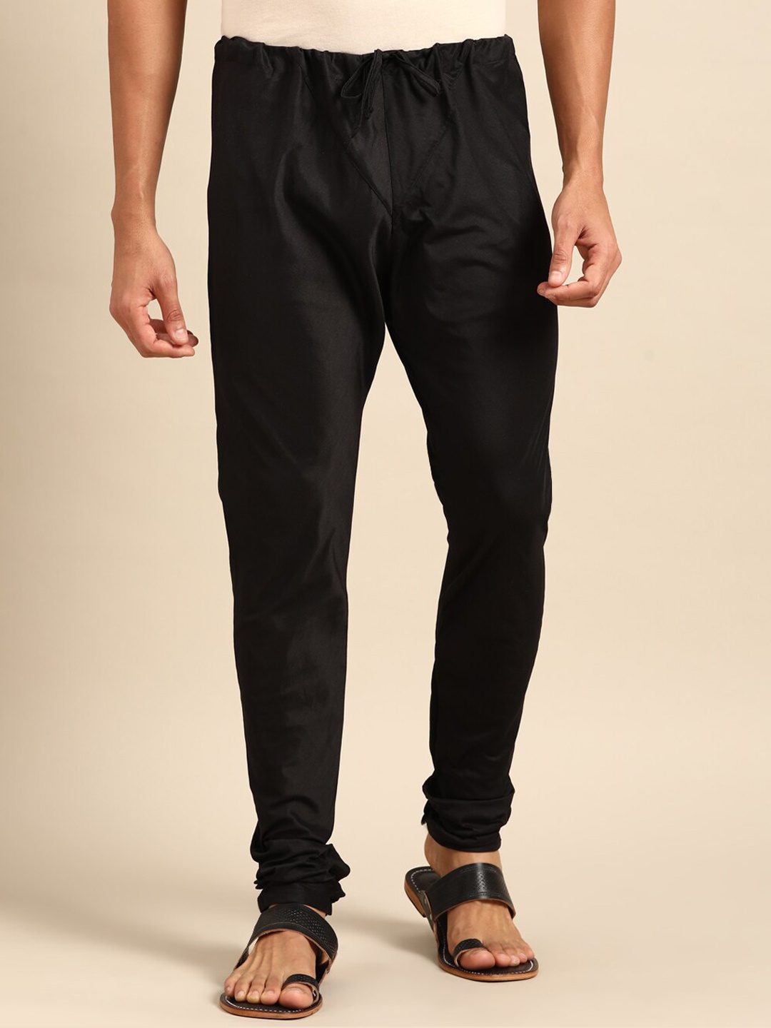 

Amodh by Kisah Men Straight-Fit Churidar, Navy blue