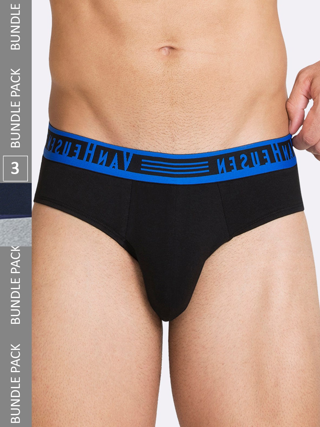 

Van Heusen Pack of 3 Ultra Soft Briefs, Blue