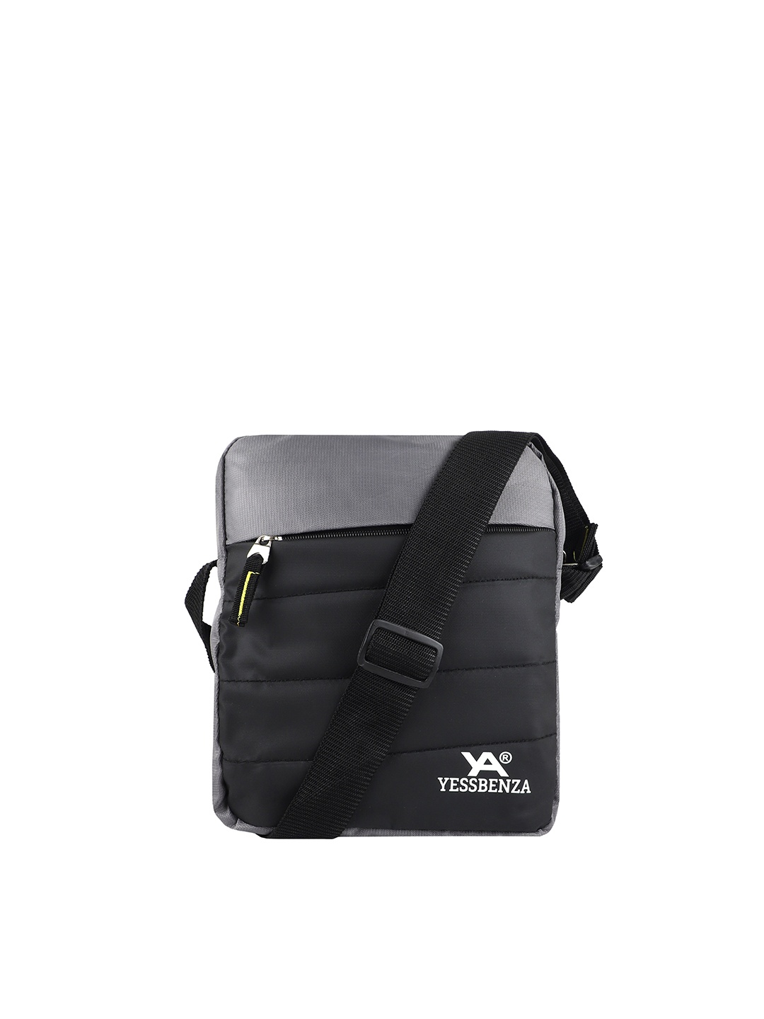 

YESSBENZA Colourblocked Messenger Bag, Grey