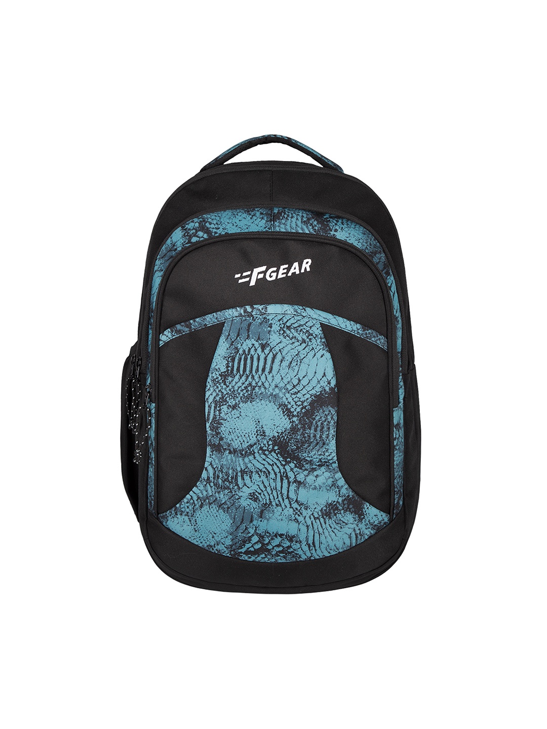 

F Gear Graphic Contrast Detail Backpack, Black