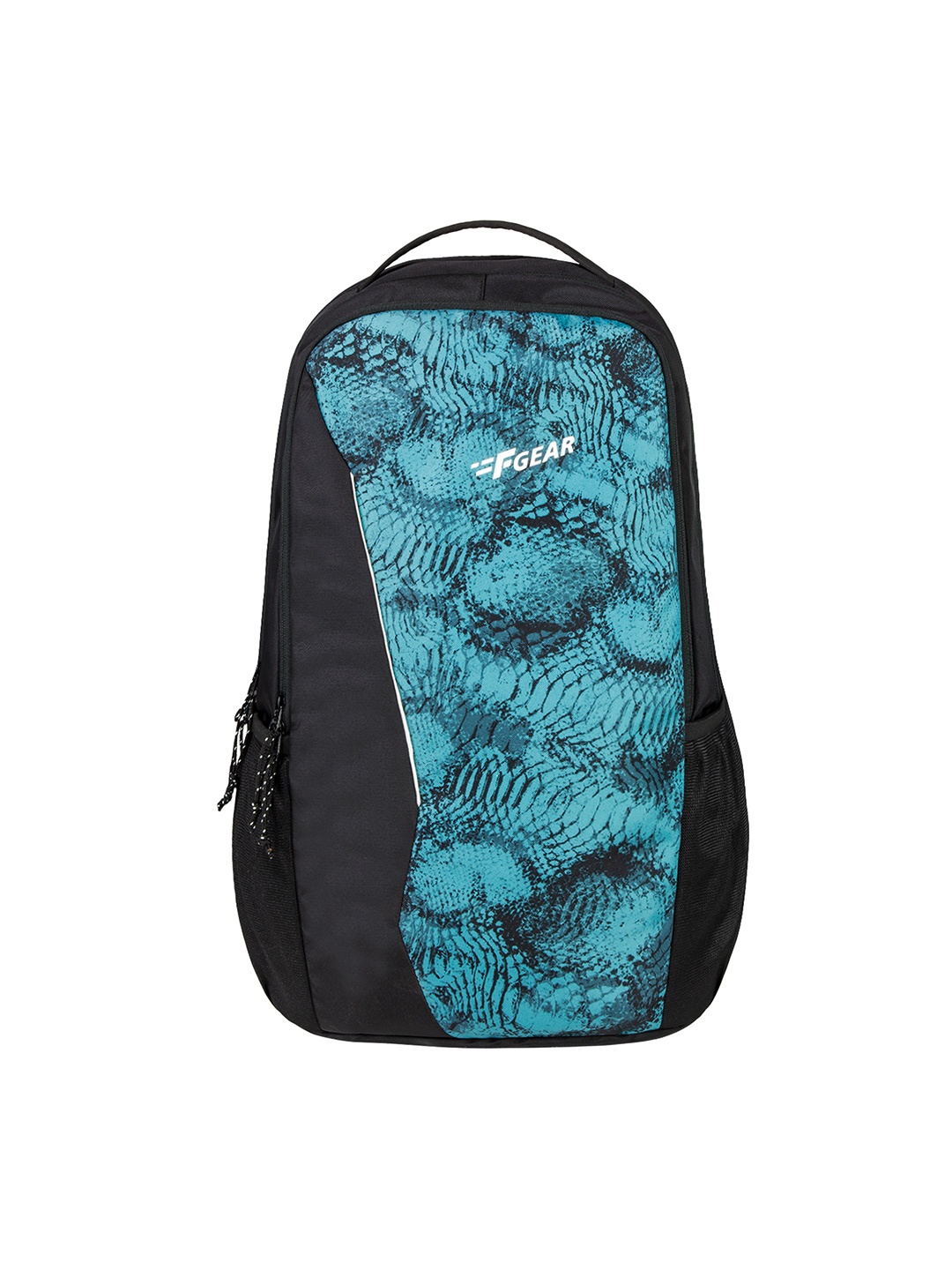 

F Gear Graphic Printed Contrast Detail Backpack, Blue