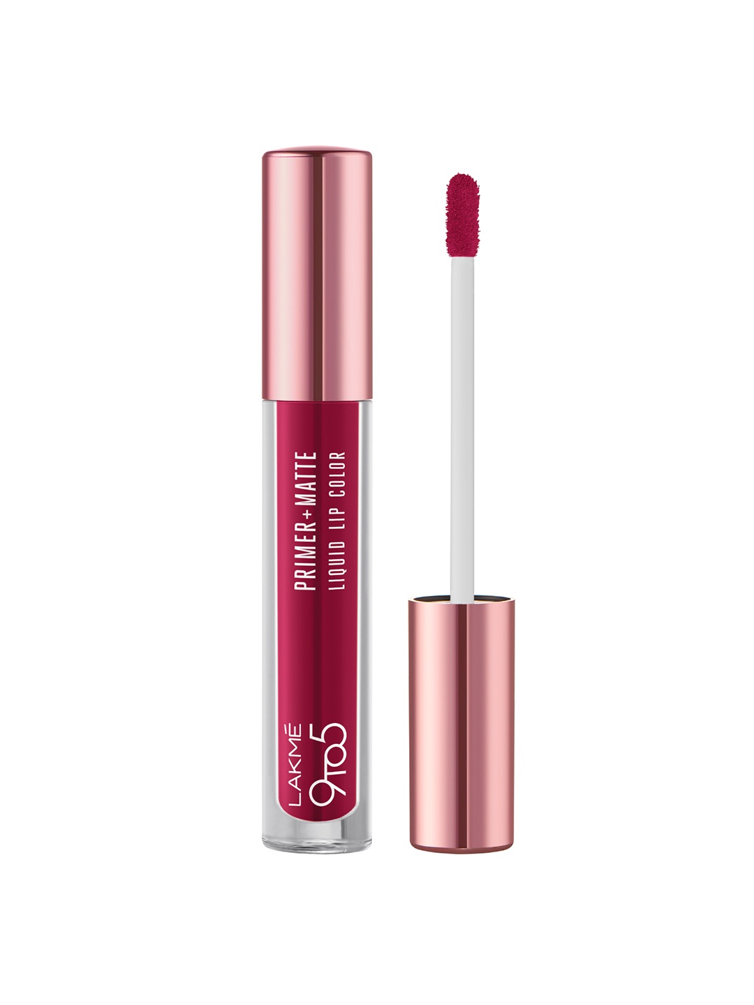 

Lakme 9to5 Primer + Matte Liquid Lip Color 4.2 ml - Hot Pink MP6, Magenta