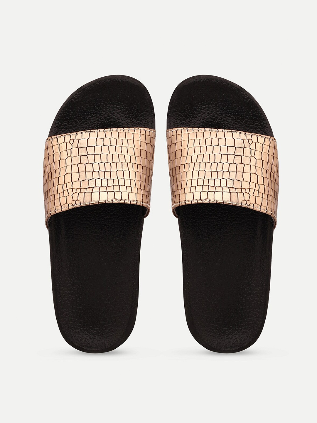 

AMACLASS Women Embellished Sliders, Pink