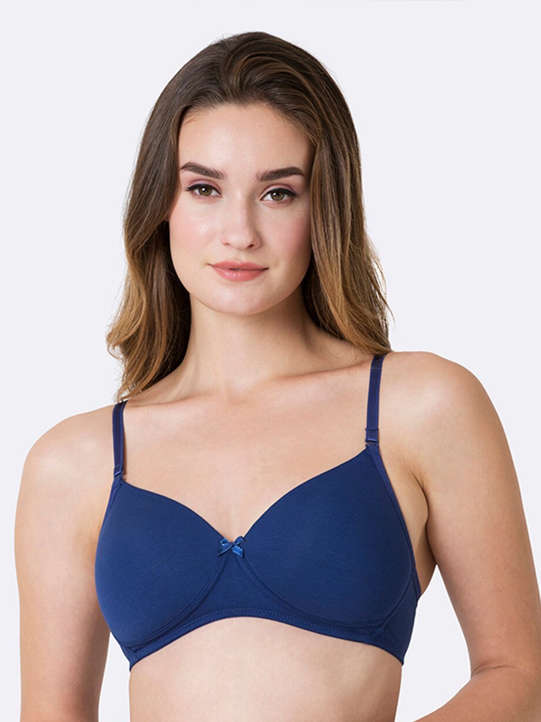 

Van Heusen Lightly Padded Anti Bacterial Non-Wired Bra, Blue