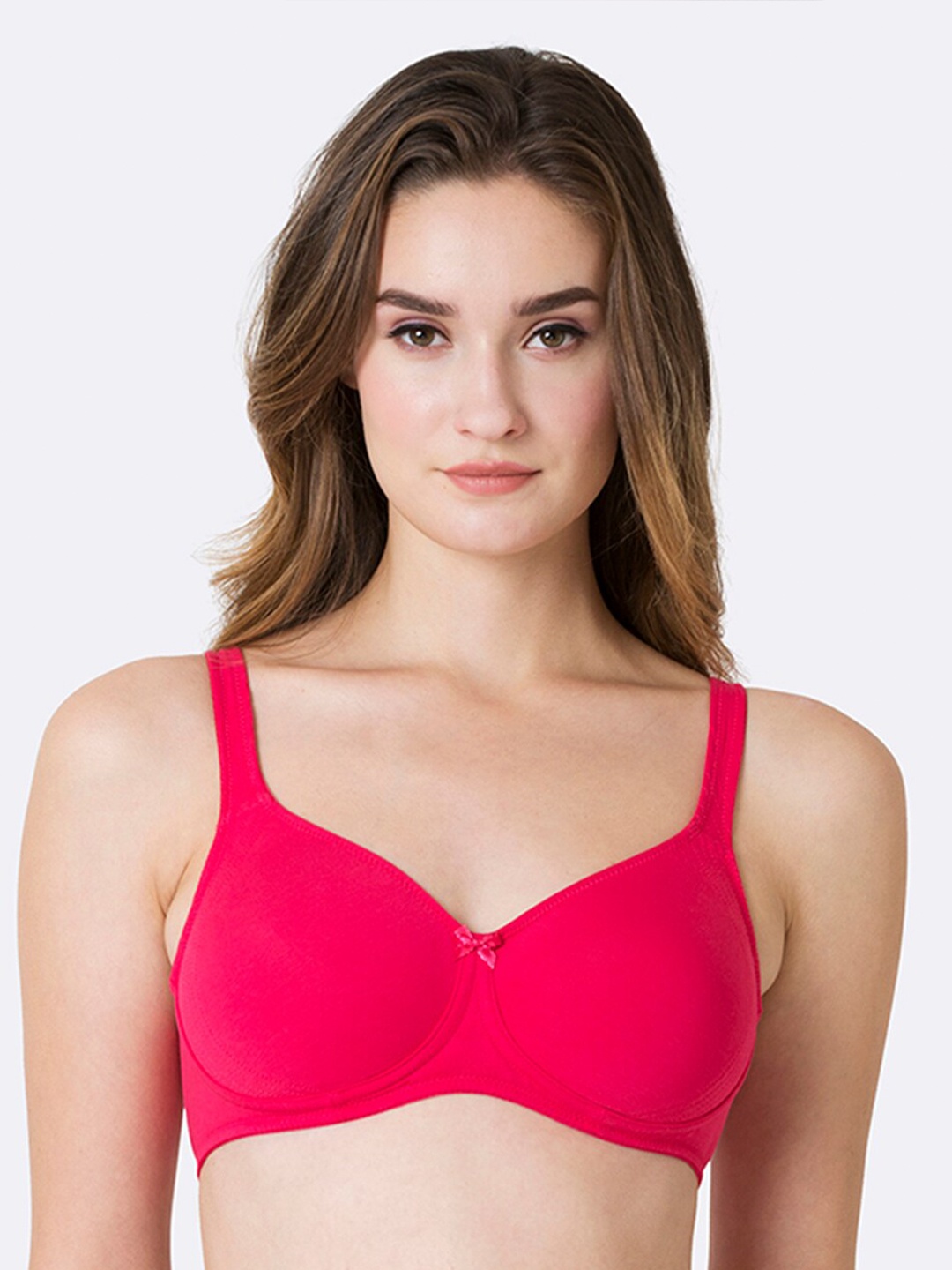 

Van Heusen Women Bright Rose Solid Anti Bacterial Wireless Shaper Bra, Magenta