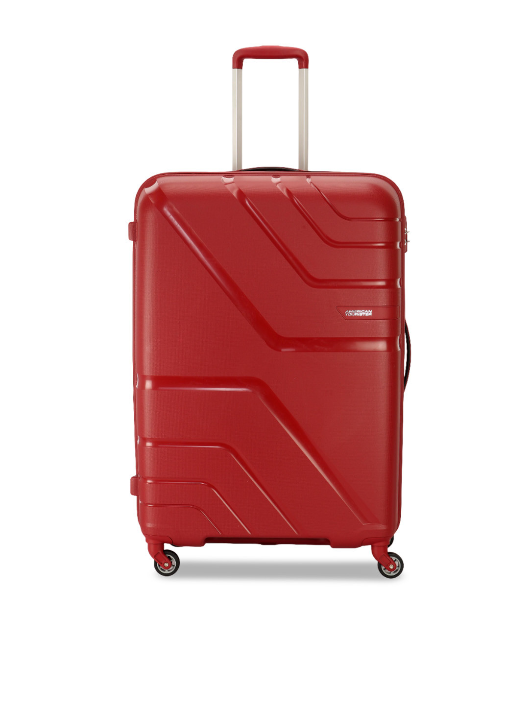 

AMERICAN TOURISTER UPLAND Textured Hard Large Trolley Suitcase - 79 Cm, Red