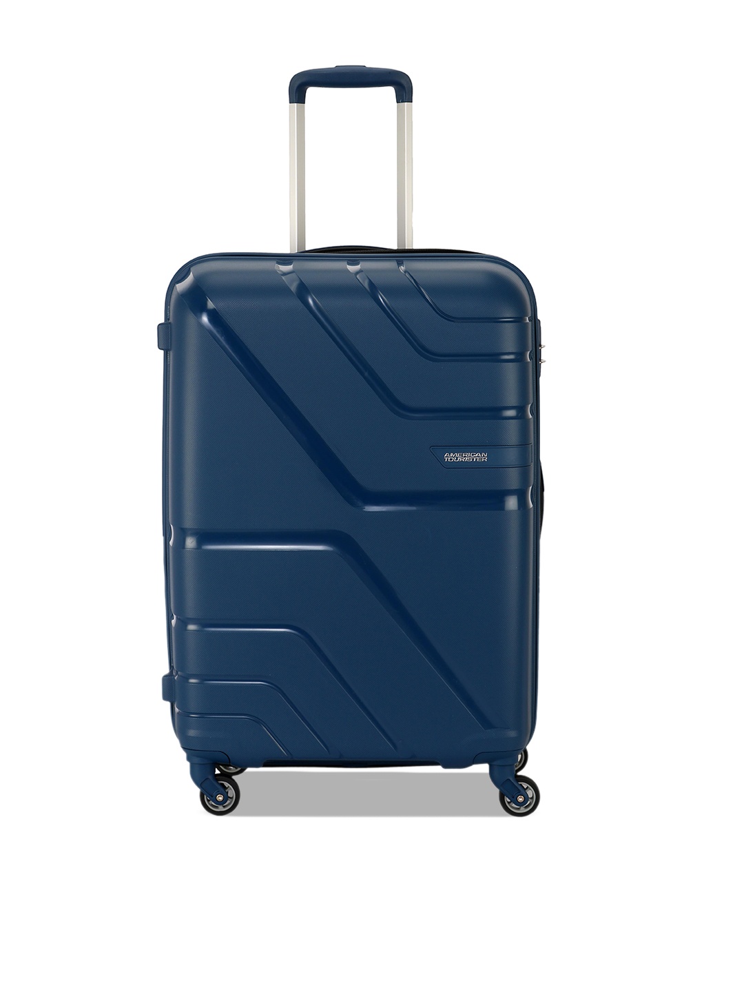 

AMERICAN TOURISTER UPLAND Textured Hard Cabin Trolley Bag, Navy blue