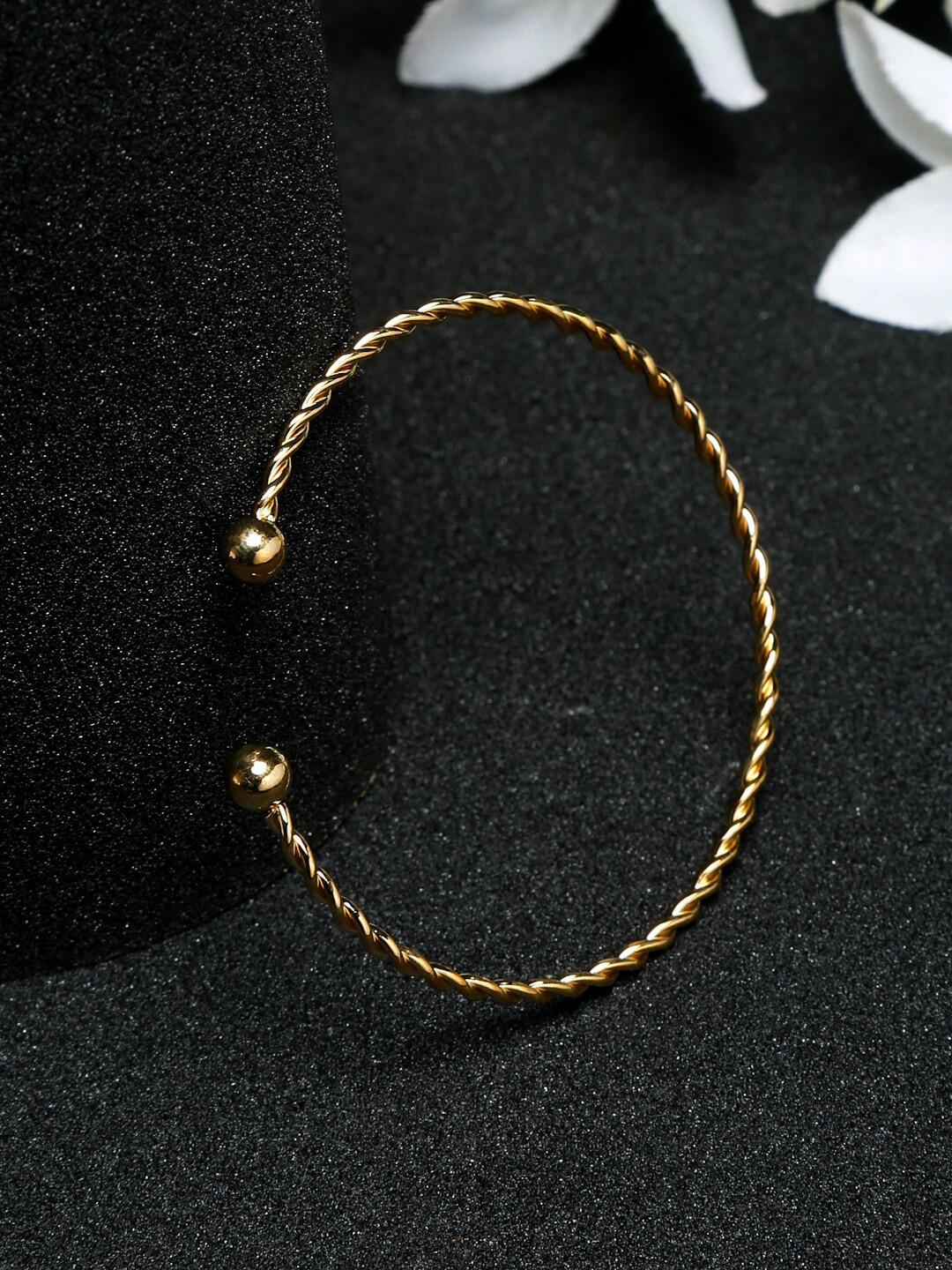 

YouBella Women Gold-Plated Cuff Bracelet