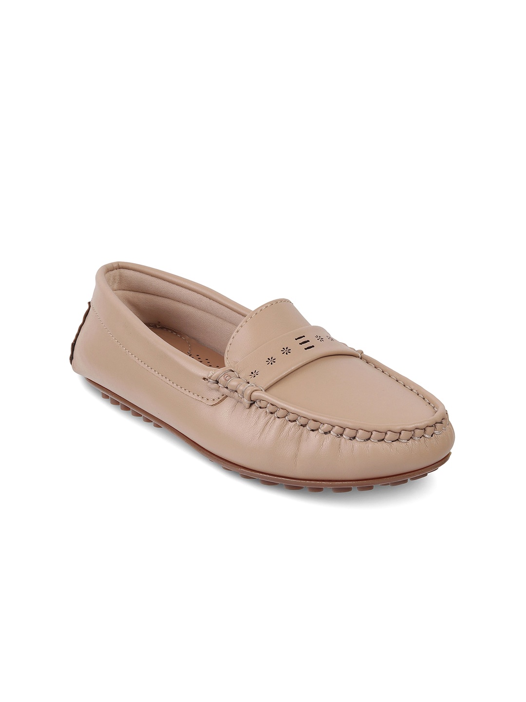 

PEPPER Women Slip-On Loafers, Beige