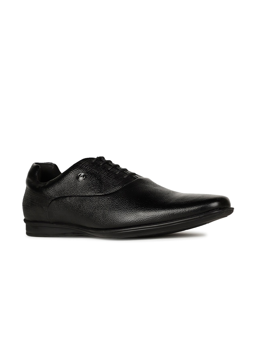 

Hush Puppies Men Leather Formal Oxfords, Black