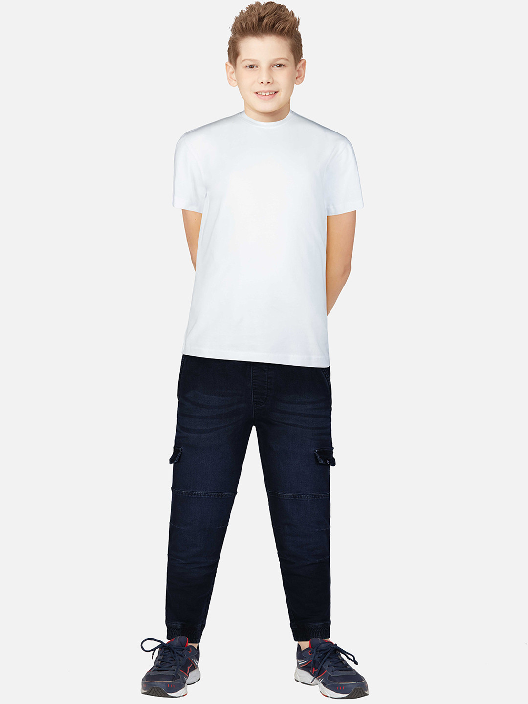 

Gini and Jony Boys Light Fade Jogger Jeans, Blue