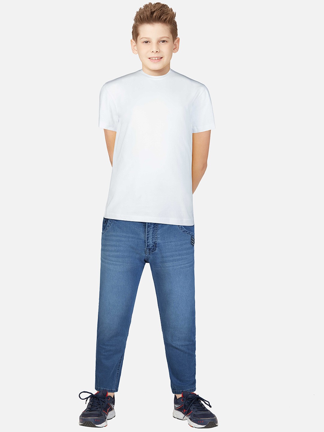 

Gini and Jony Boys Light Fade Denim Jeans, Blue