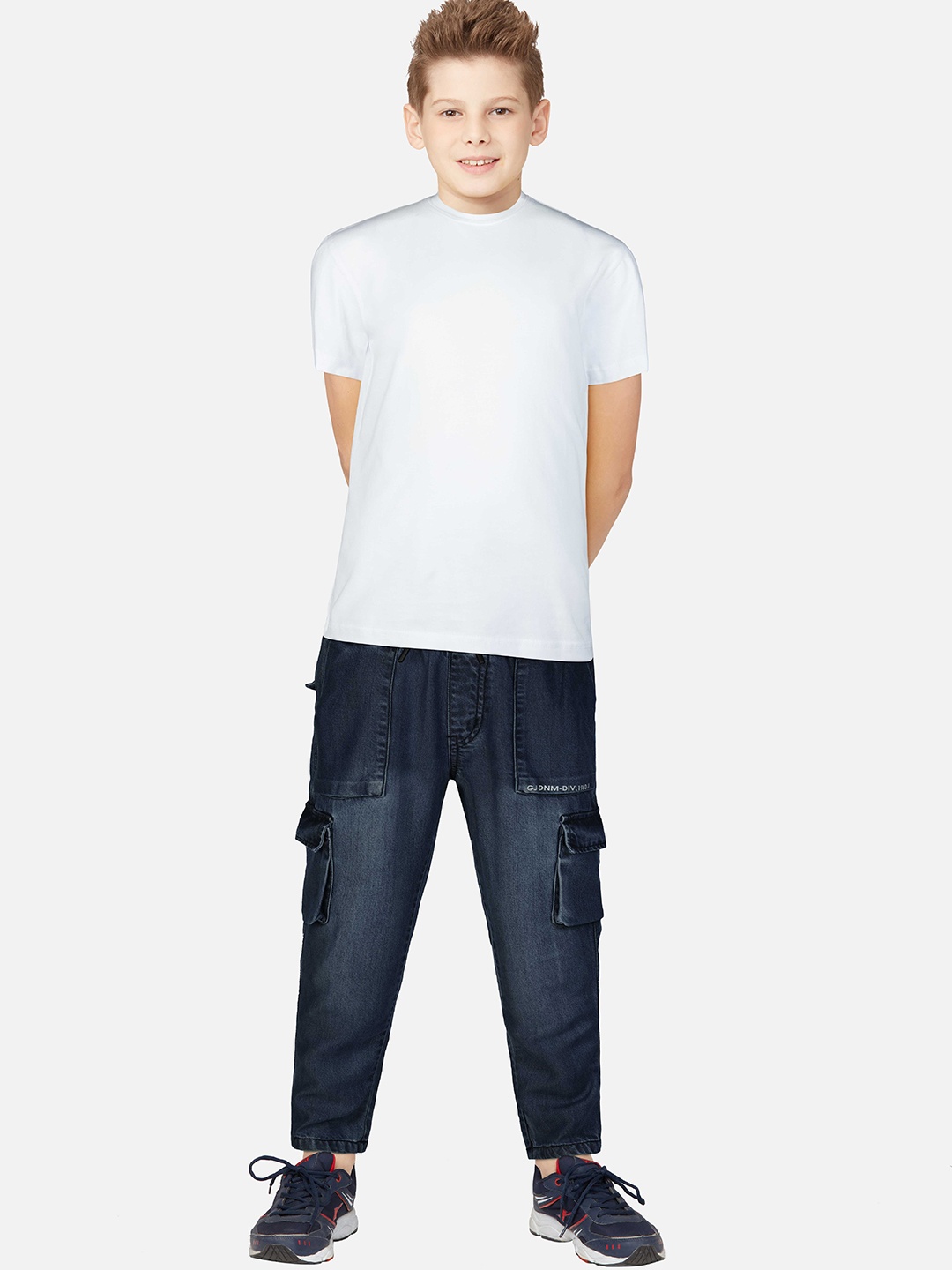 

Gini and Jony Boys Light Fade Cotton Jeans, Blue