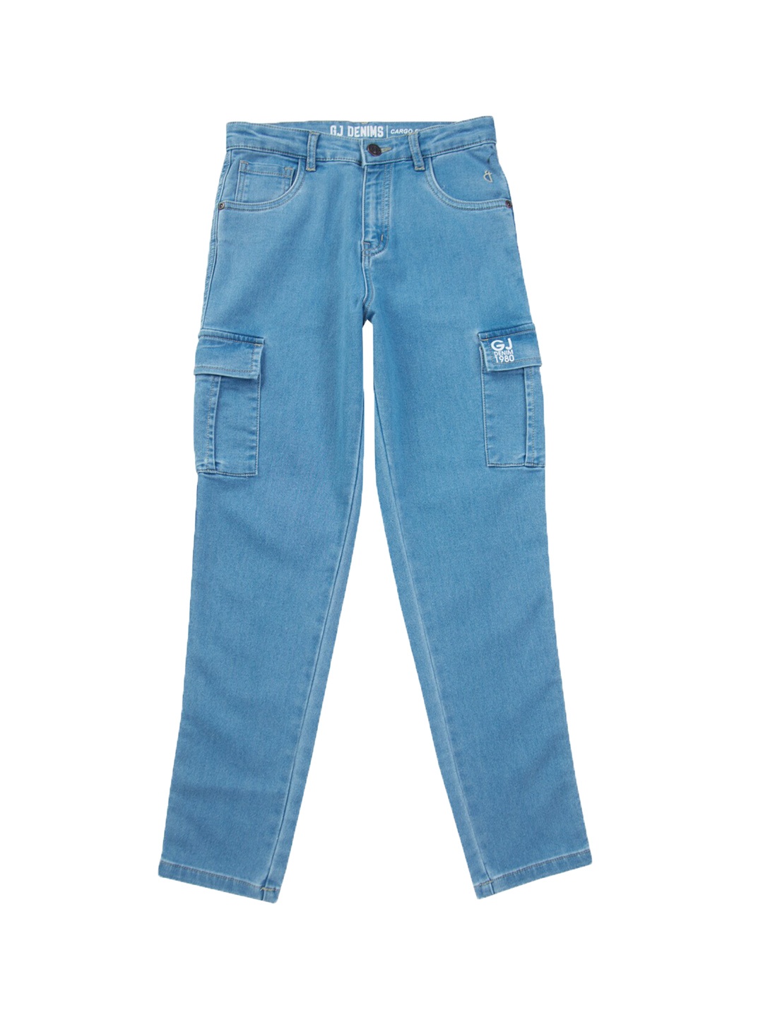 

Gini and Jony Boys Mid-Rise Cotton Jeans, Blue