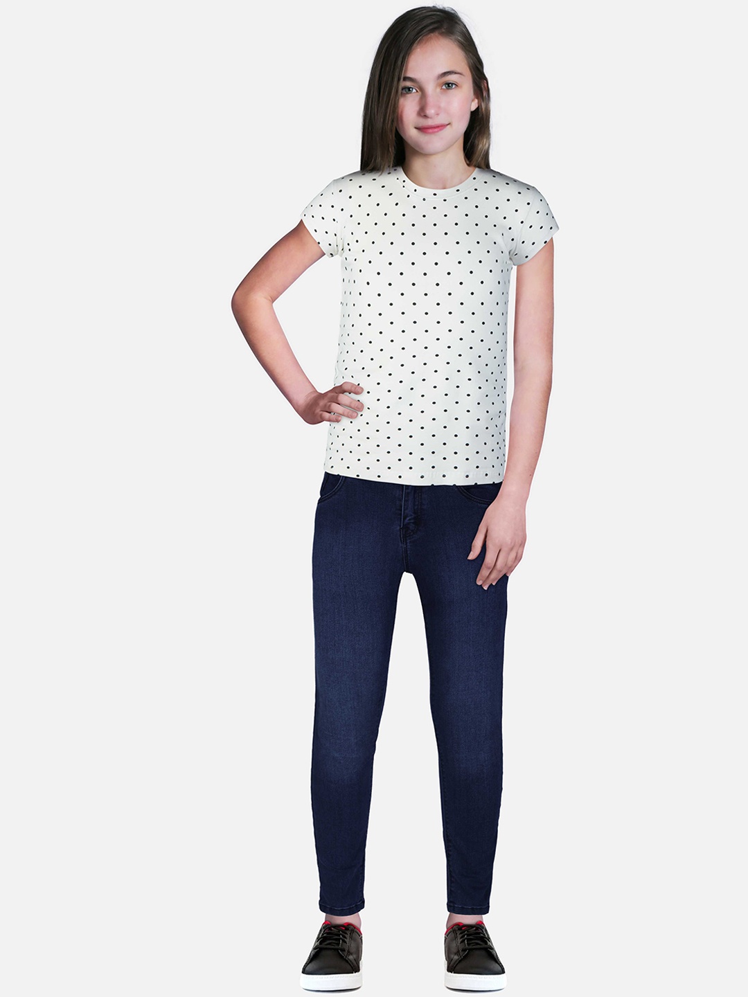 

Gini and Jony Girls Light Fade Denim Jeans, Navy blue