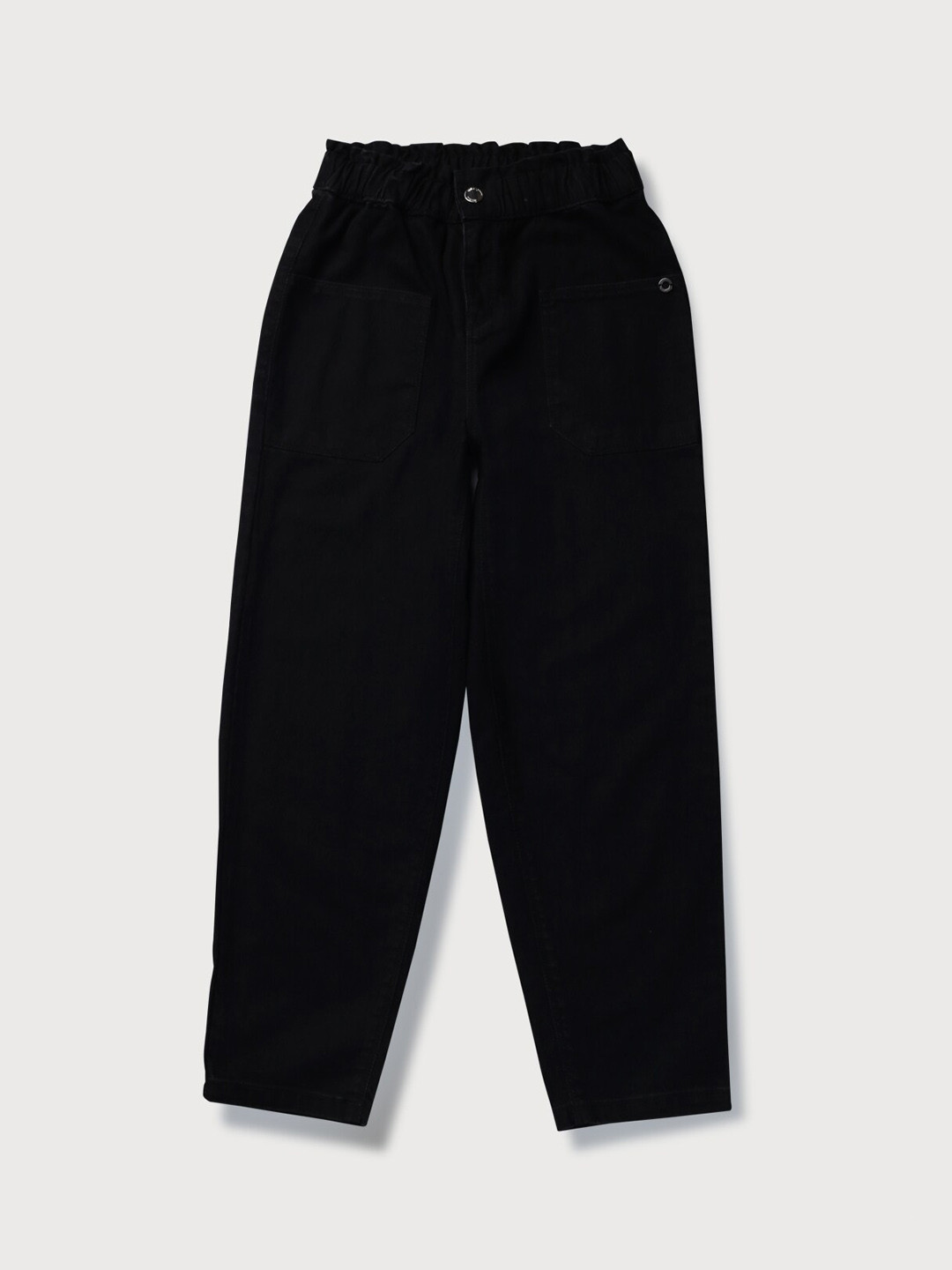 

Gini and Jony Girls Straight Fit Denim Jeans, Black