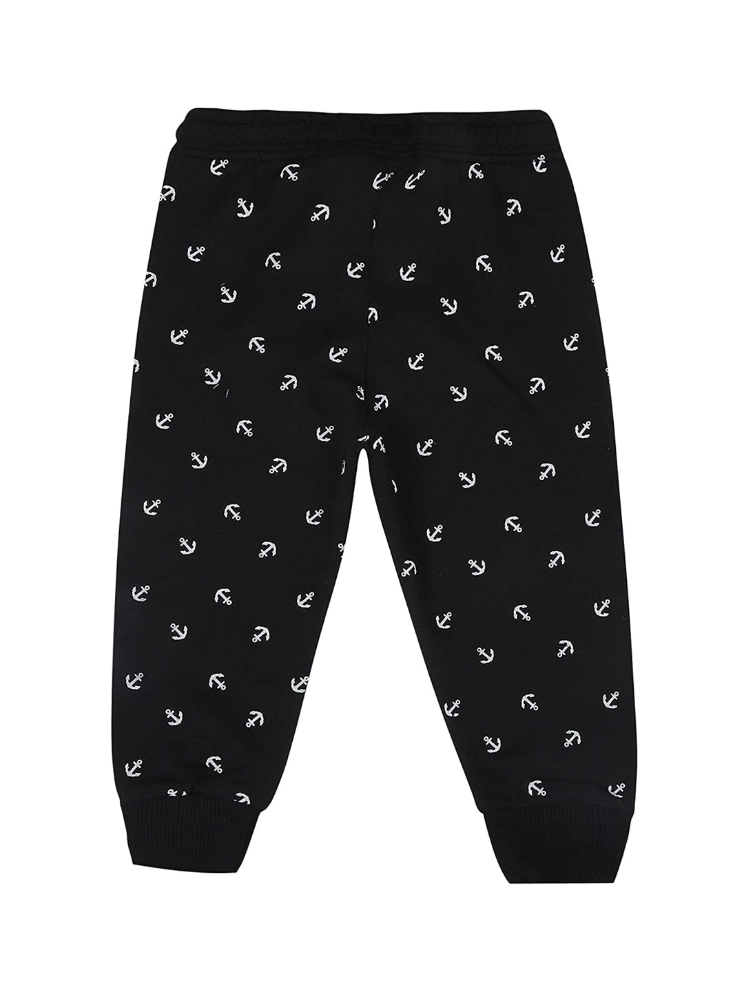 

Bodycare Kids Boys Antiviral & Antibacterial Printed Cotton Joggers, Black