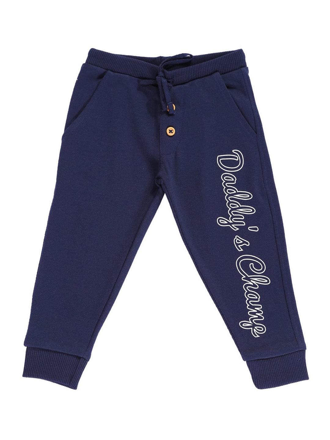 

Bodycare Kids Boys Printed Cotton AZO Free Jogger, Navy blue