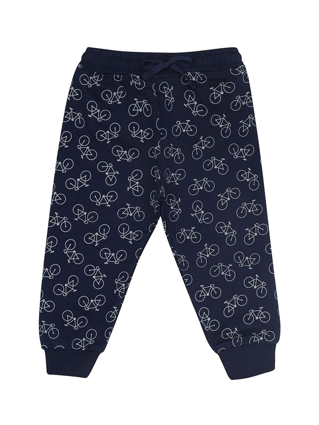 

Bodycare Kids Boys Printed Antiviral Cotton Joggers, Navy blue