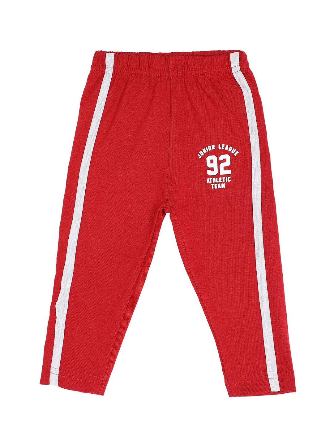 

Bodycare Kids Boys Mid-Rise Cotton AZO Free Track Pants, Red