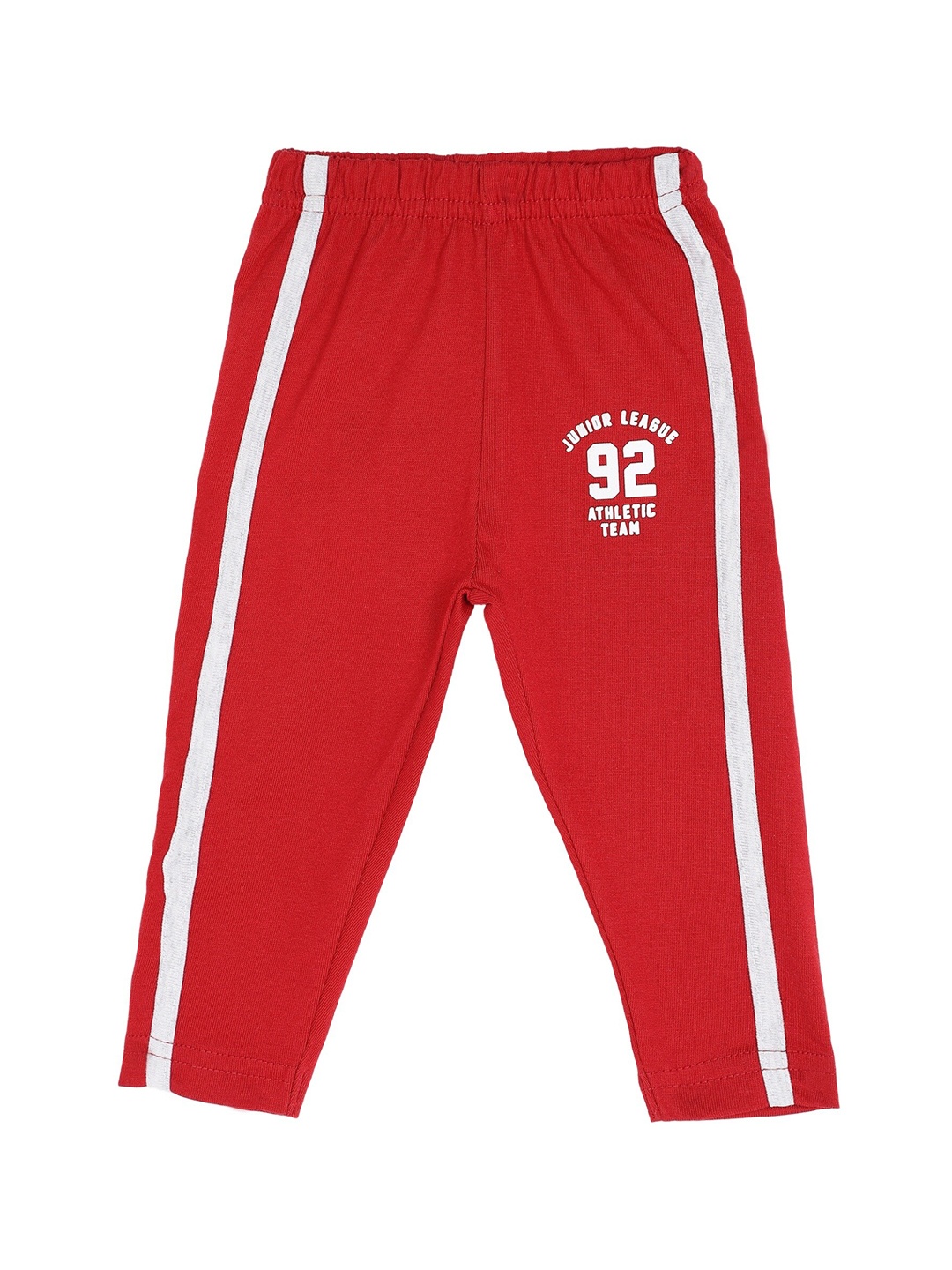 

Bodycare Kids Infants Striped Toxic Free Cotton Track Pants, Red