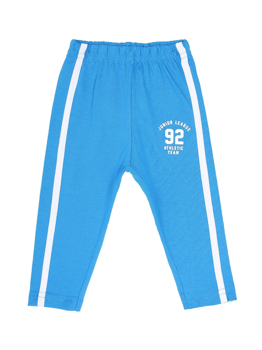 

Bodycare Kids Boys Contrast Side Striped Cotton Track Pants, Blue