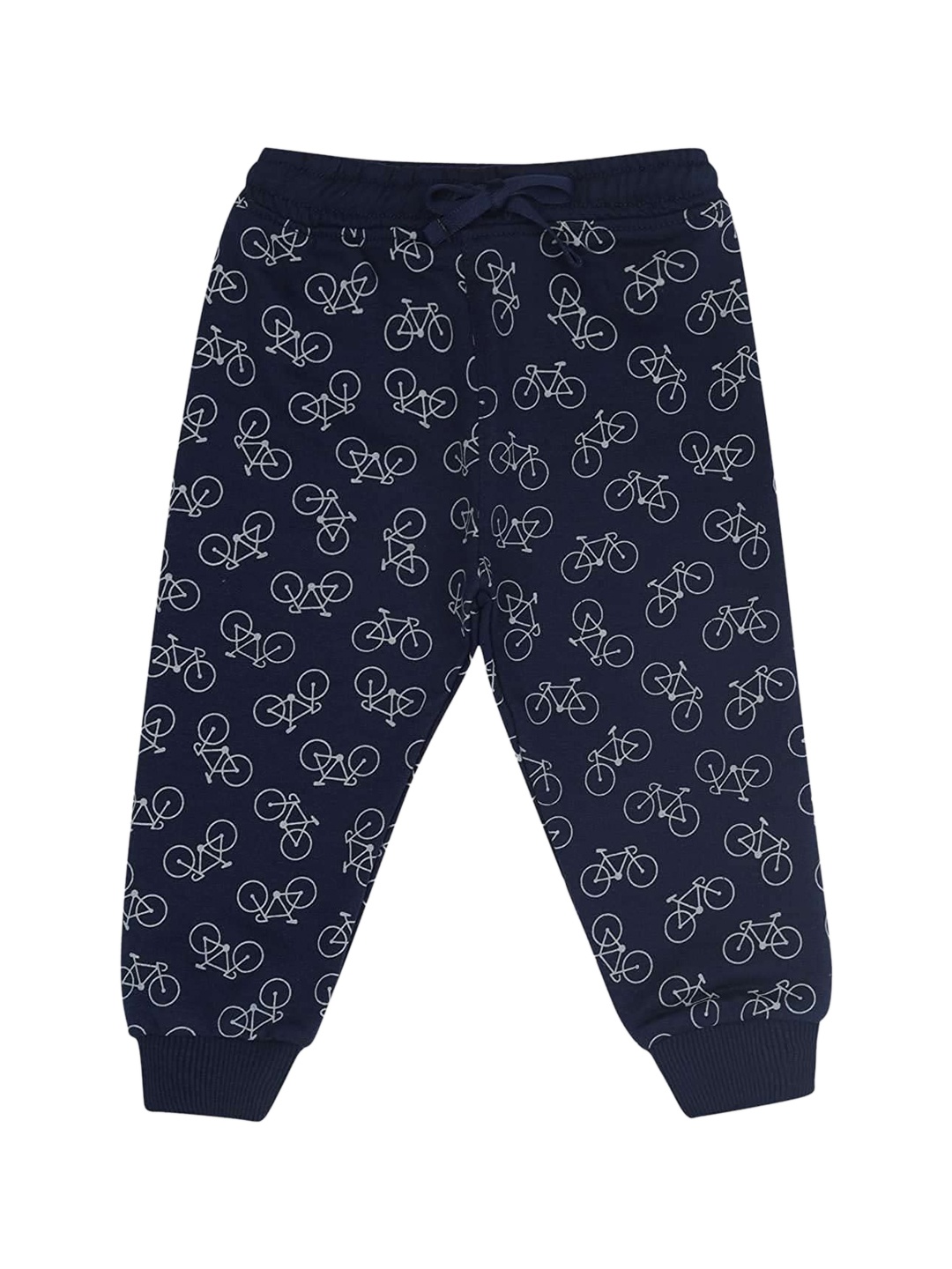 

Bodycare Kids Infant Boys Printed Antiviral Cotton Jogger, Navy blue