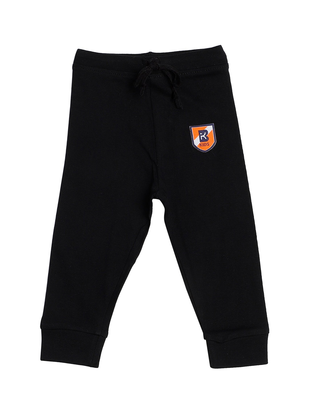 

Bodycare Kids Boys Printed Details Cotton Joggers, Black