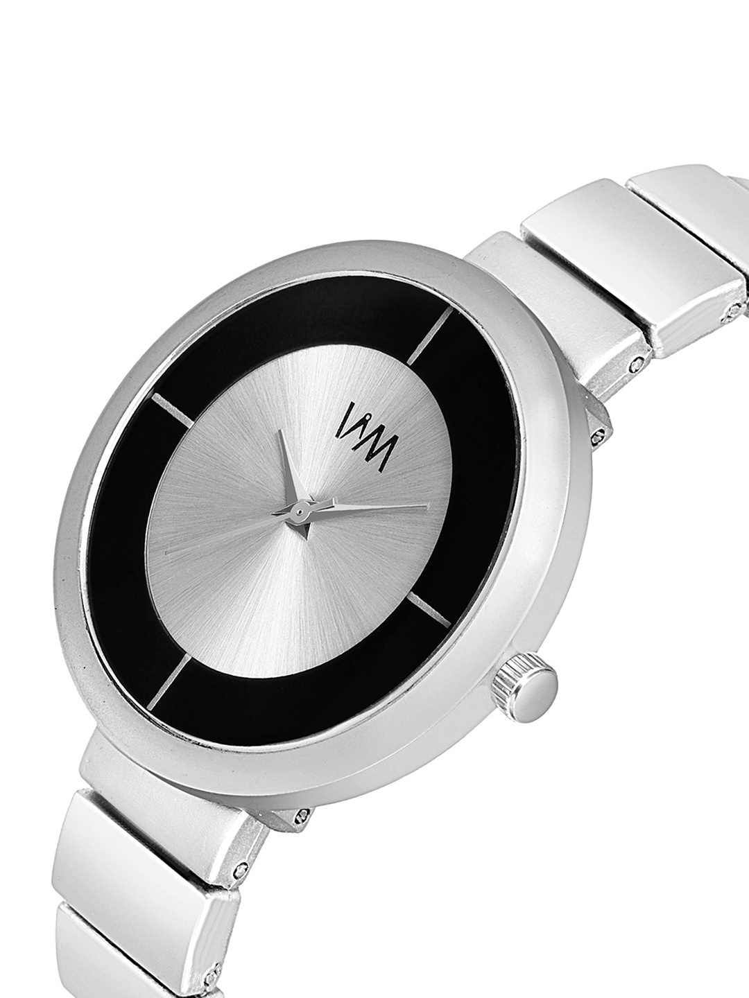 

WM Men Stainless Steel Bracelet Style Straps Analogue Watch PP-047_33, Silver