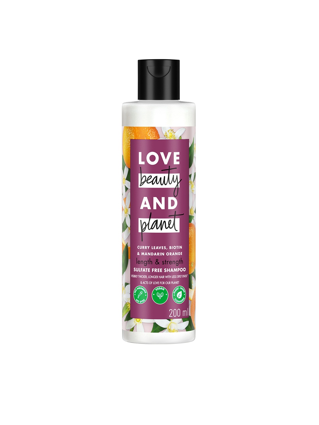 

Love Beauty & Planet Curry Leaves & Biotin Shampoo for Length & Strength - 200ml, Purple