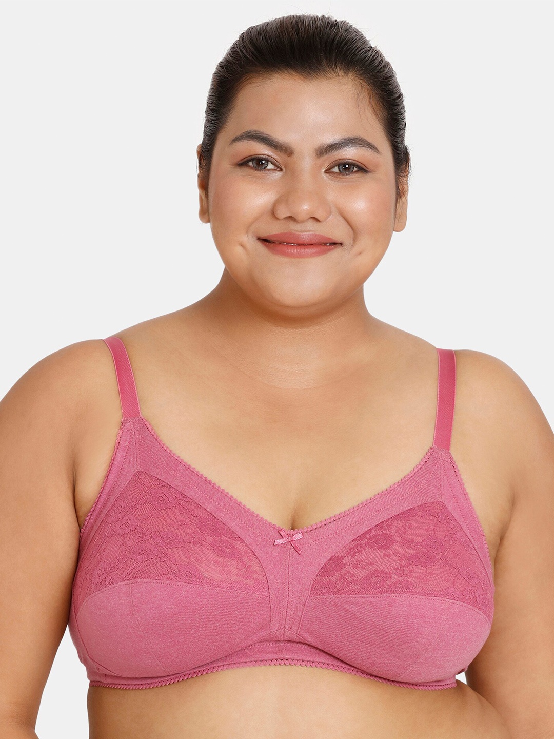 

Rosaline by Zivame Plus Size Super Support Bra, Purple