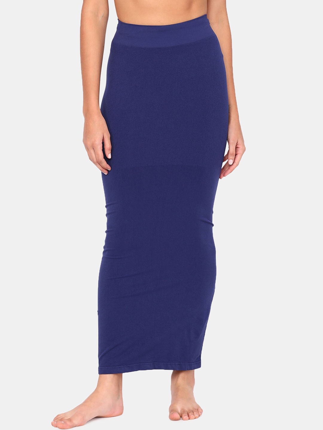 

Zivame Light Weight Side Slit Saree Shapewear, Blue