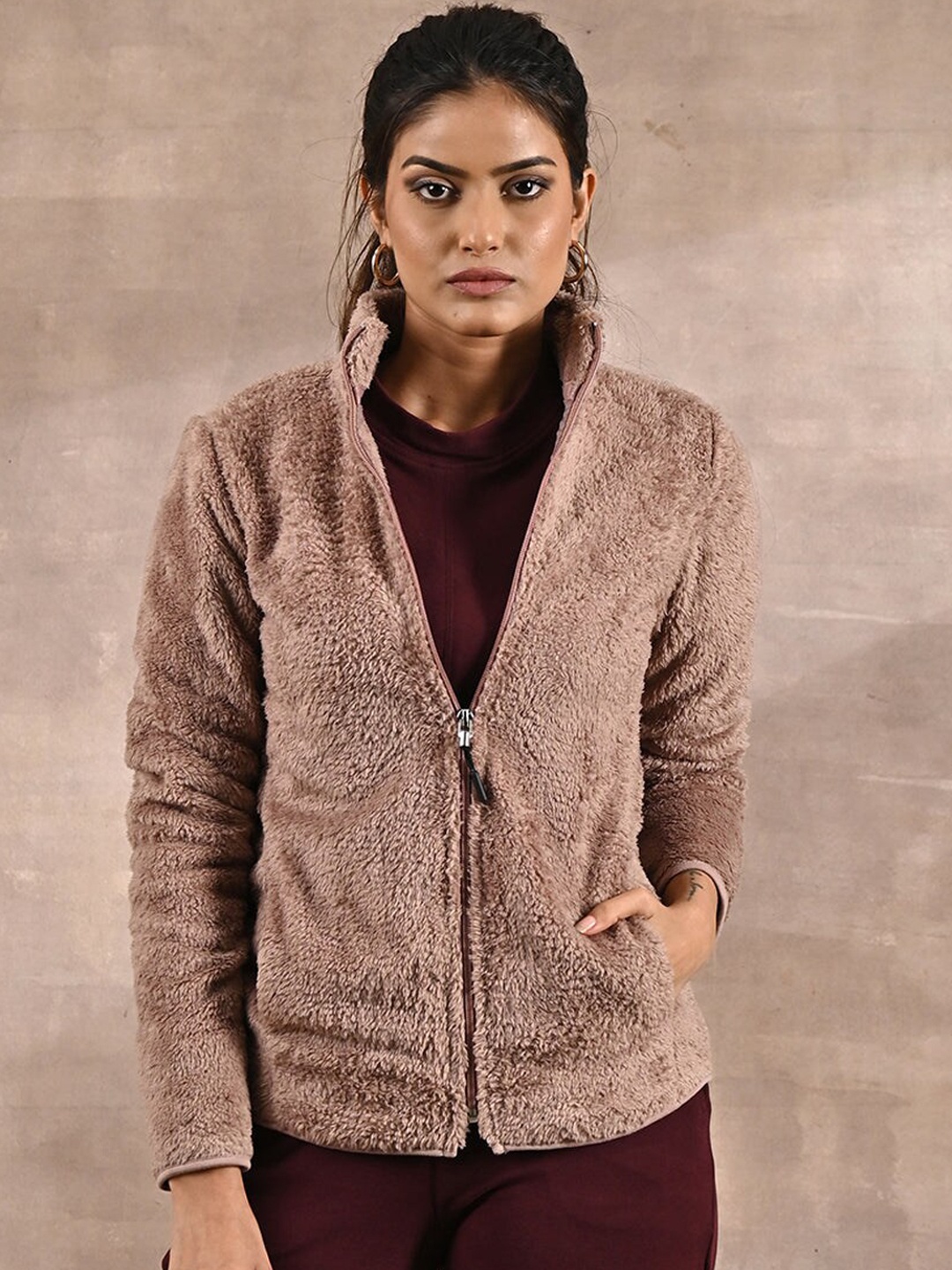 

Lakshita Women Fur Tailored Jacket, Pink