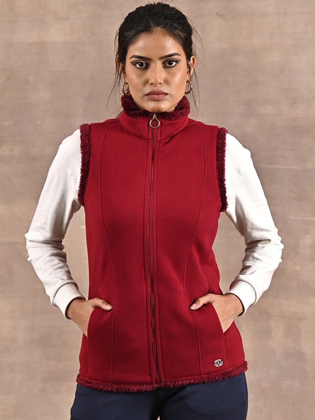 

Lakshita Women Outdoor Tailored Jacket, Maroon